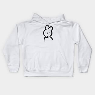 Bowtie Bunny Kids Hoodie